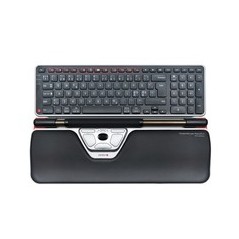 Contour RollerMouse Red Plus - Ergonomic Central Pointing Device in Black & Silver - Enhance Your Productivity!